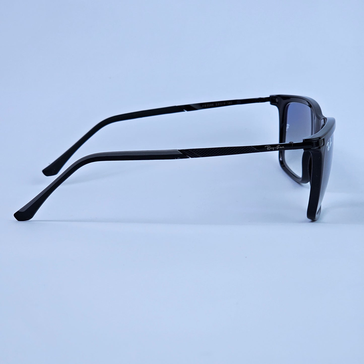 Metal Wayfarer Textured - RB - 3566 - Gun Metal/Blue
