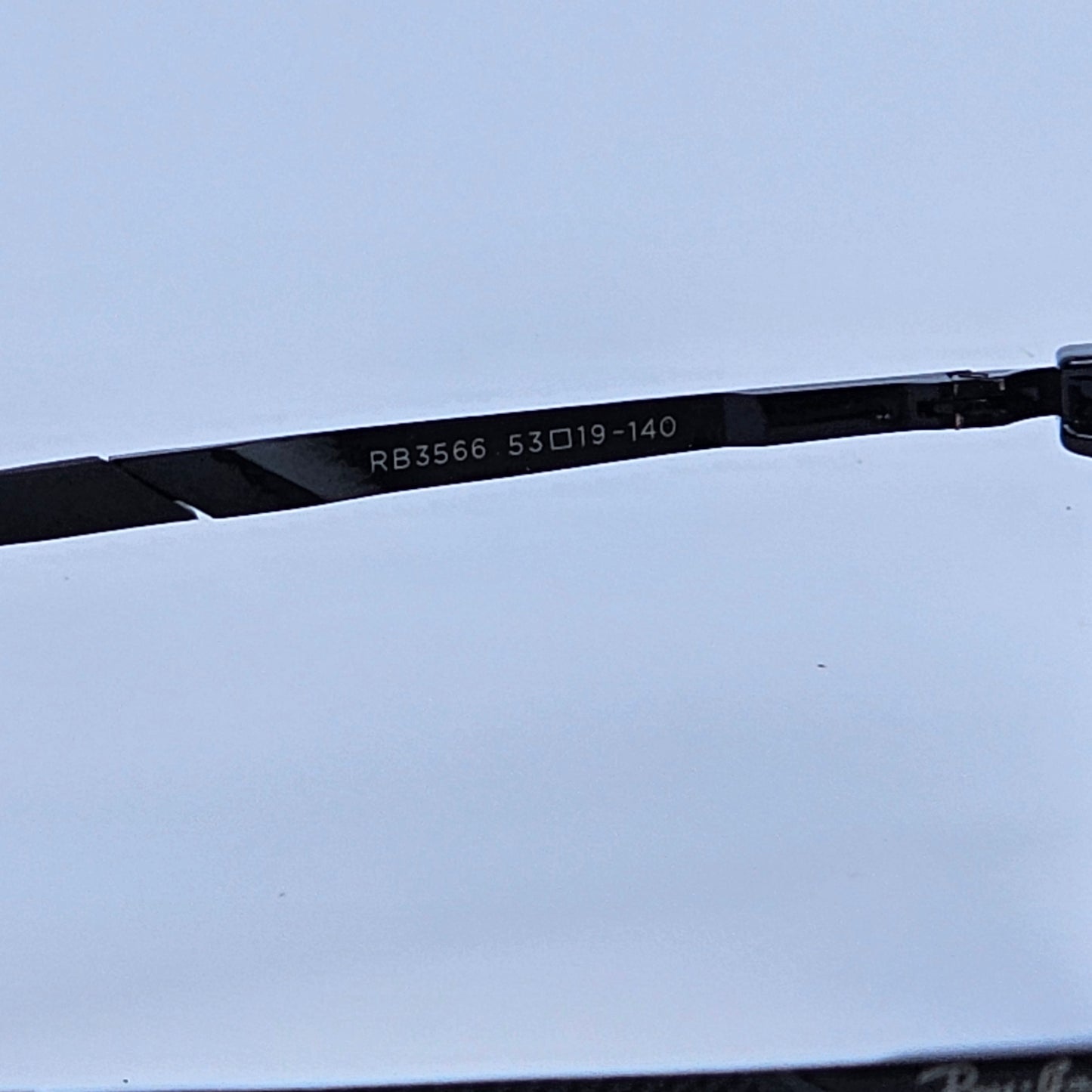 Metal Wayfarer Textured - RB - 3566 - Gun Metal/Blue