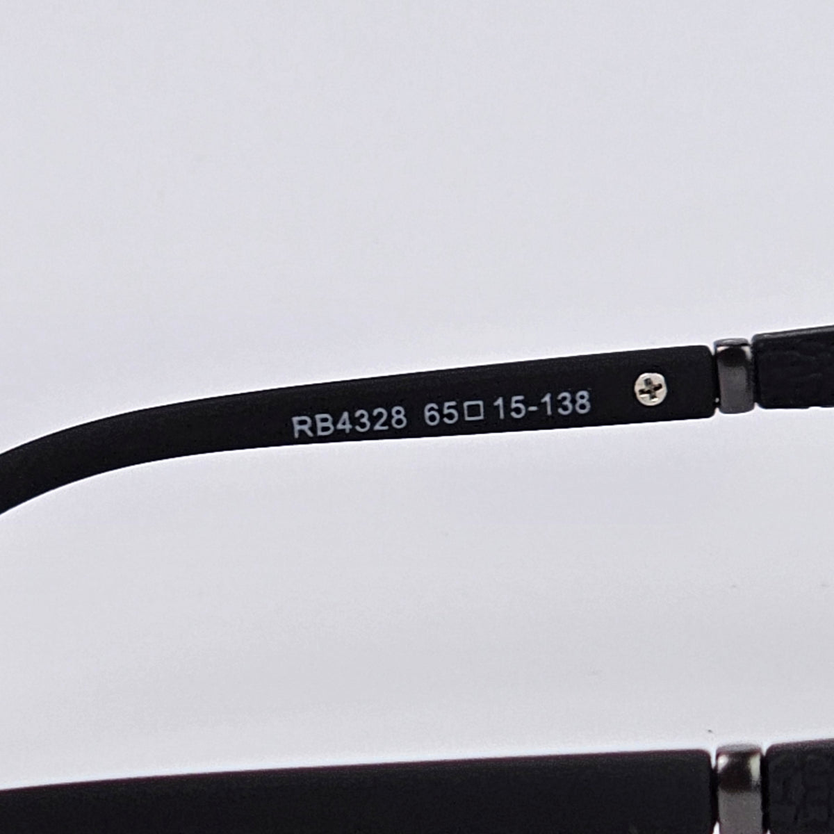 Smooth Wayfarer - 4328 - RB - Gun Metal/Black- Unisex
