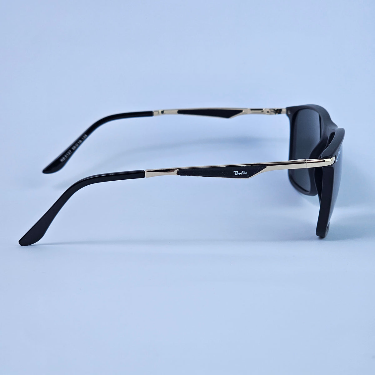 Wide Metal Legs Wayfarer - 5127 - RB - Gold/Black - Unisex