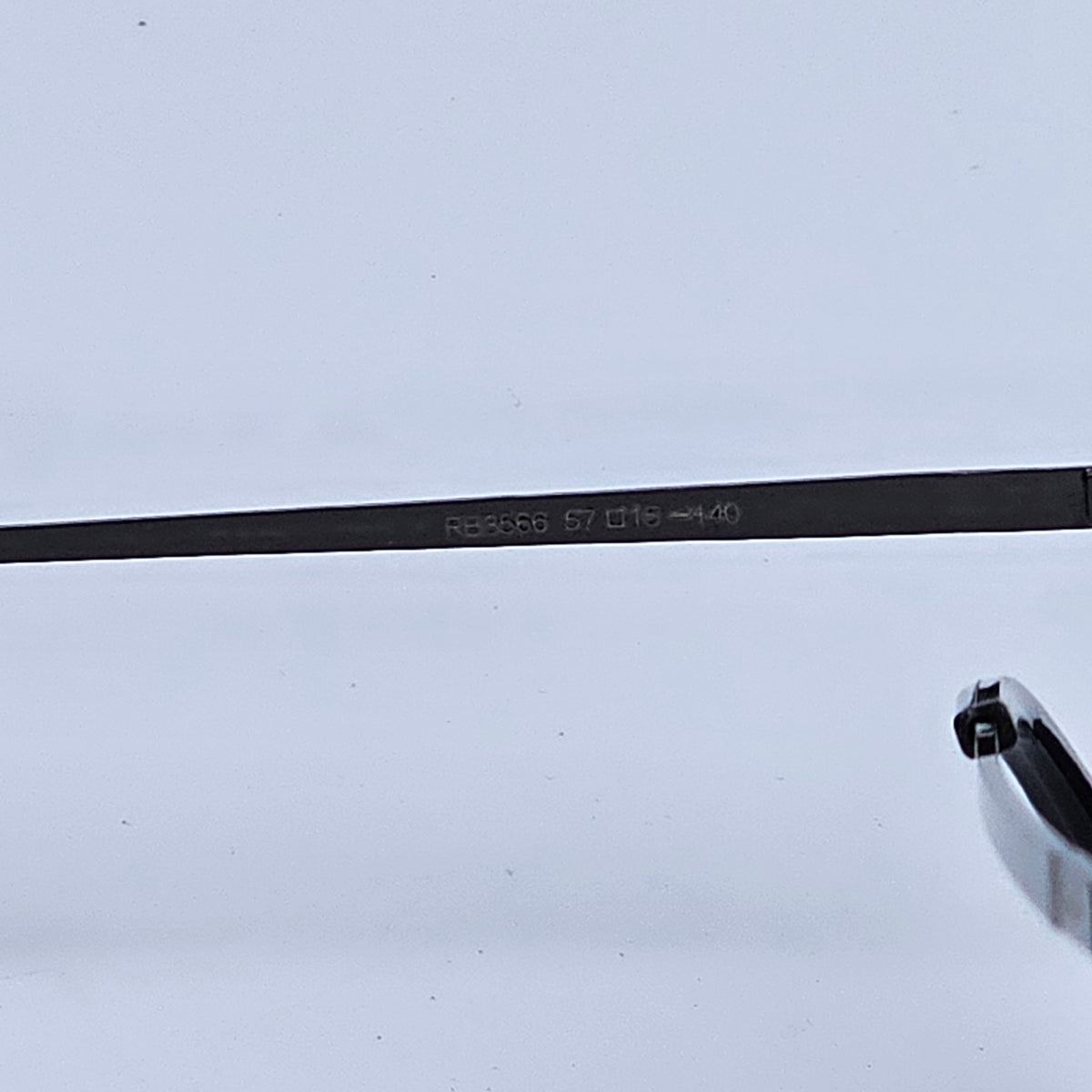 Double Bridge Thin Legs - RB - 3566- Polarized - Gun Metal