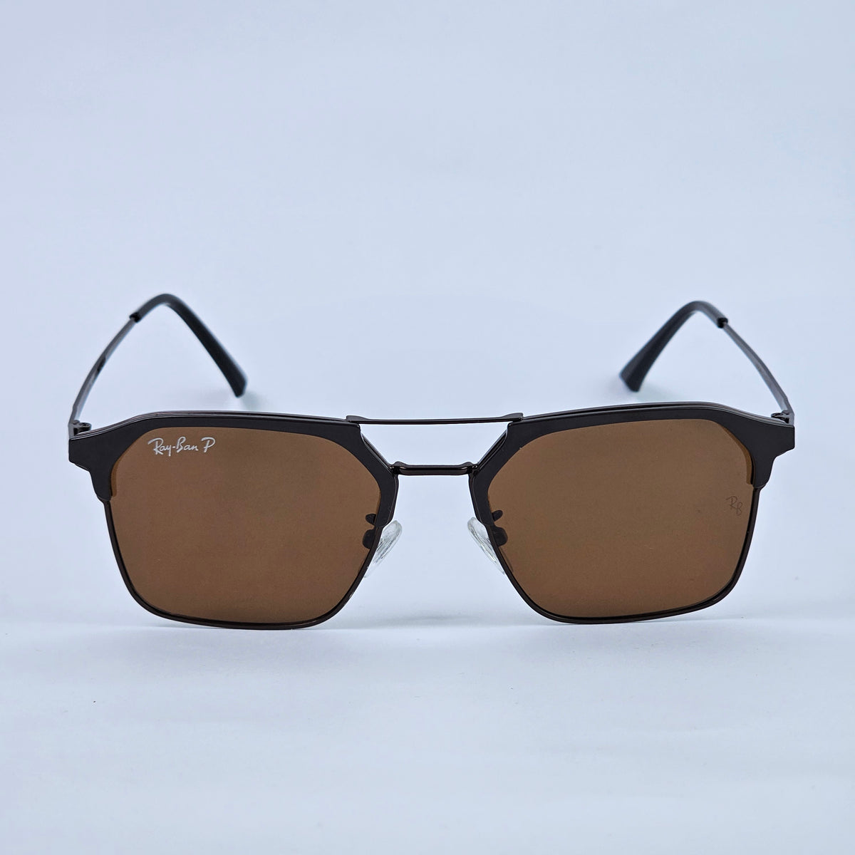 Double Bridge Thin Legs - RB - 3566- Polarized - Brown