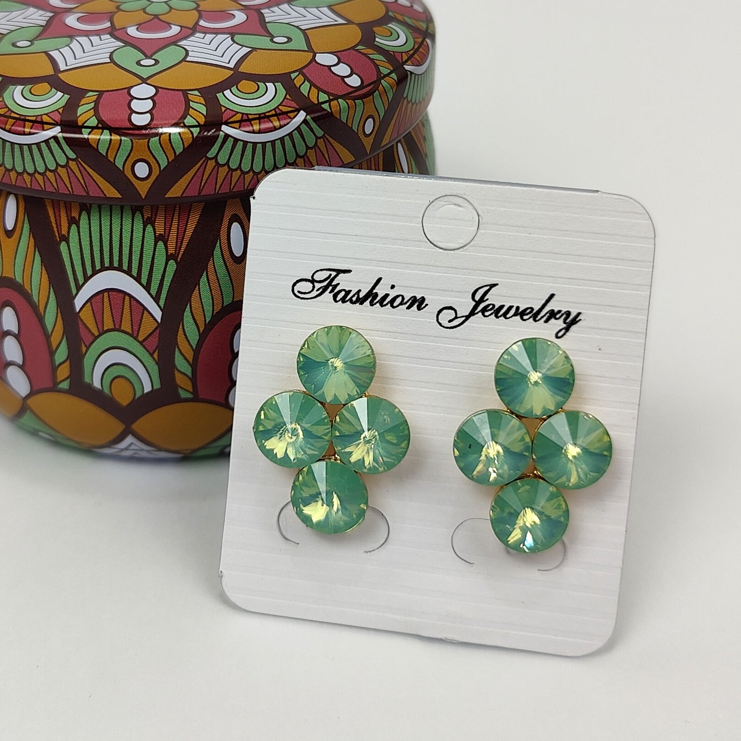 Mint Blossom Earrings - 150-026