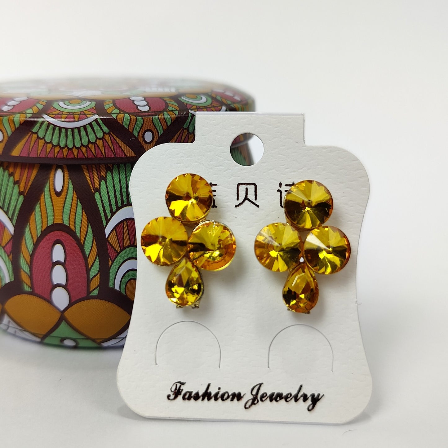 Golden Blossom Earrings - 150-029