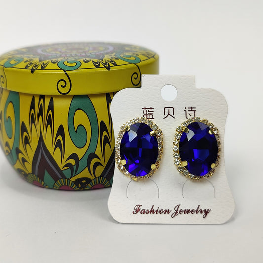 Royal Sapphire Earrings - 150-033