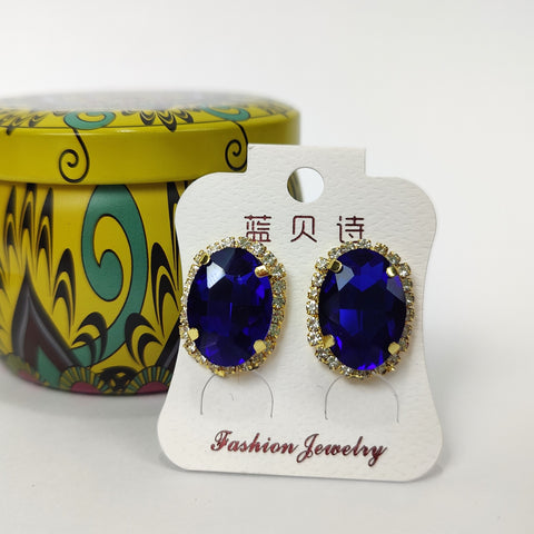 Royal Sapphire Earrings - 150-033