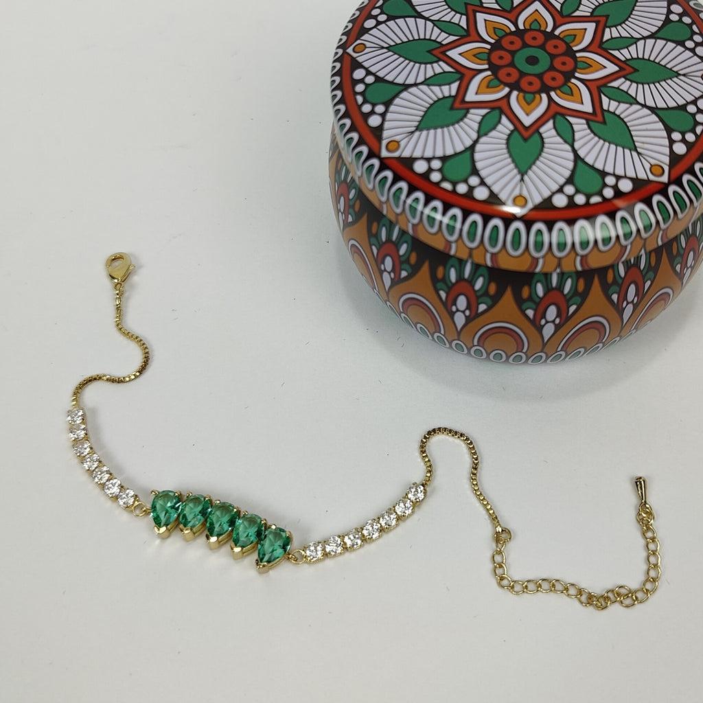 Emerald Radiance Bracelet - 250-007