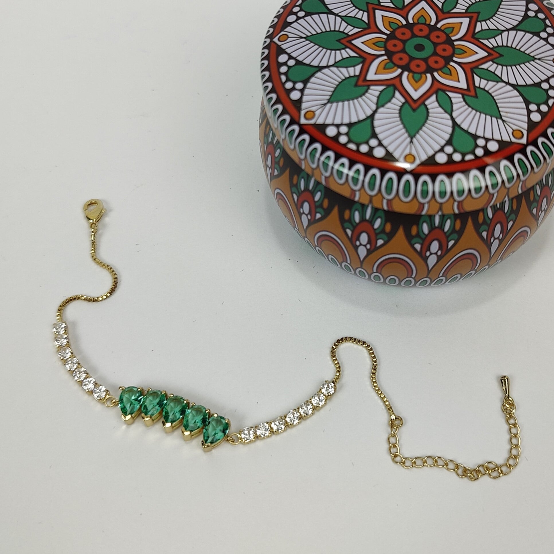 Emerald Radiance Bracelet - 250-007