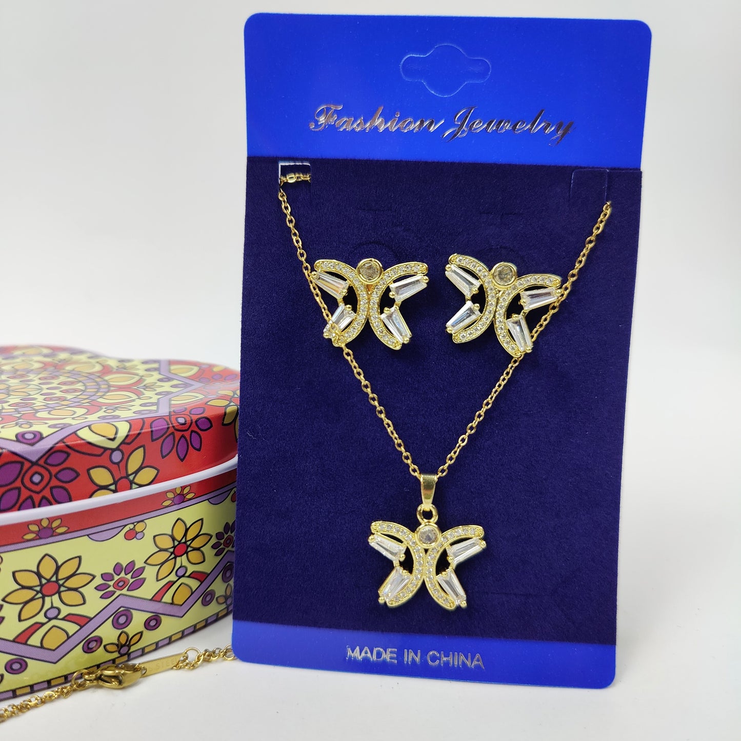 Golden Blossom Jewelry Set - 400-003