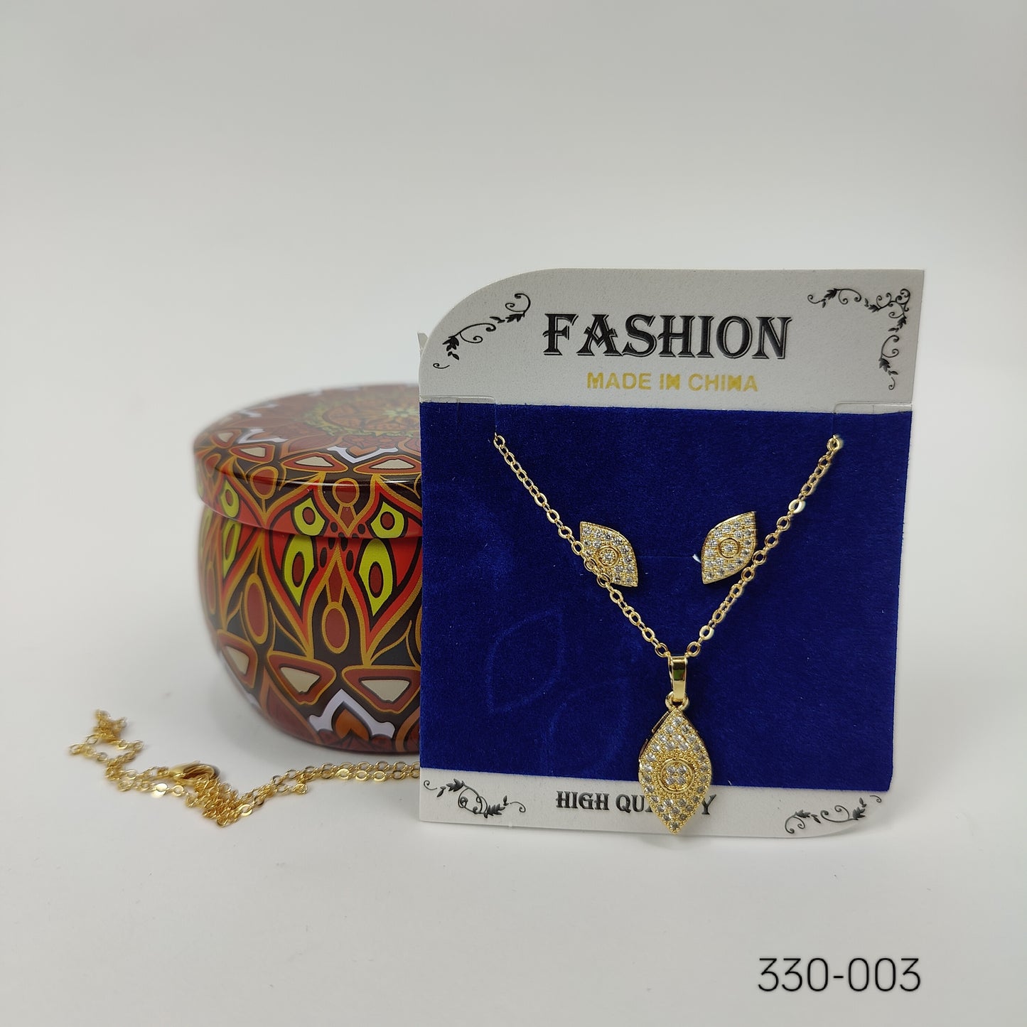 Elegant Leaf Jewelry Set - 330-003