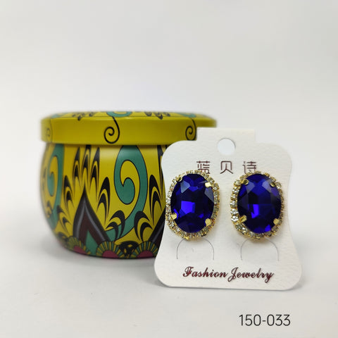Royal Sapphire Earrings - 150-033
