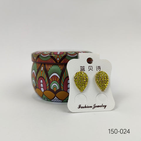 Lime Radiance Earrings - 150-024