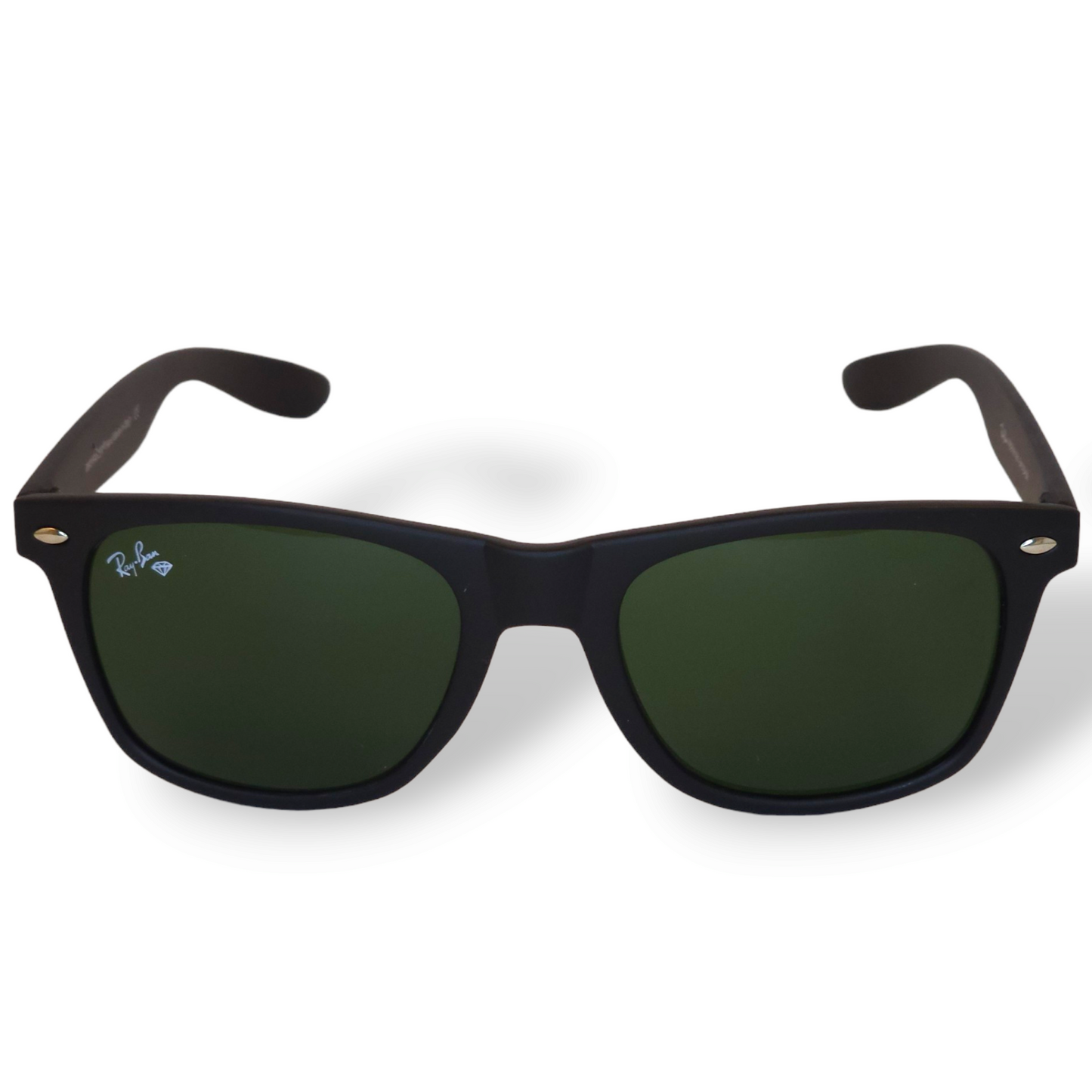 Classic Wayfarer - RB - 2140 - Black/Green Lens - Matte