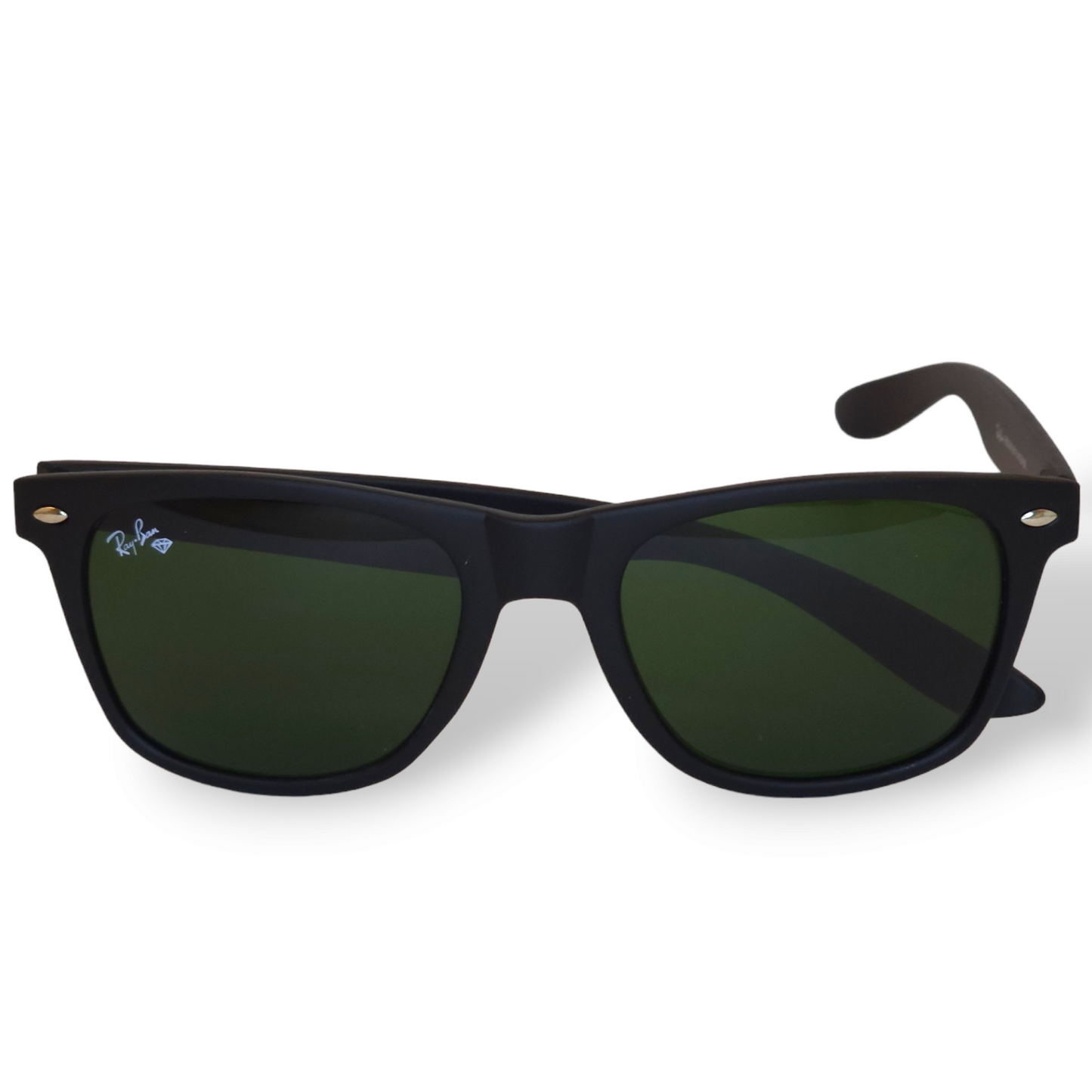 Classic Wayfarer - RB - 2140 - Black/Green Lens - Matte