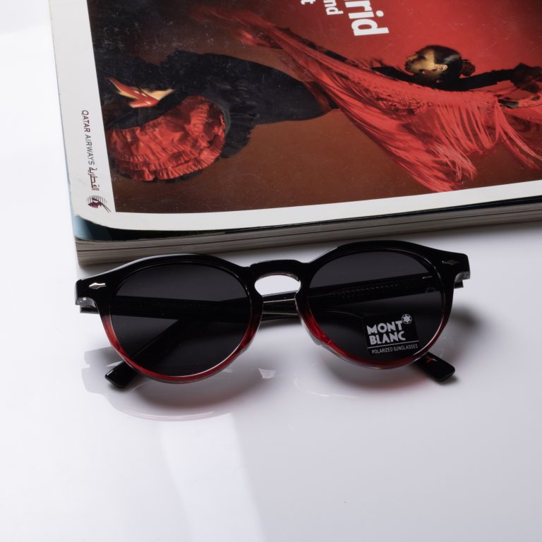 Round - Mont Blanc - Acetate - 7706 - Premium - Polarized - Black (HALF)