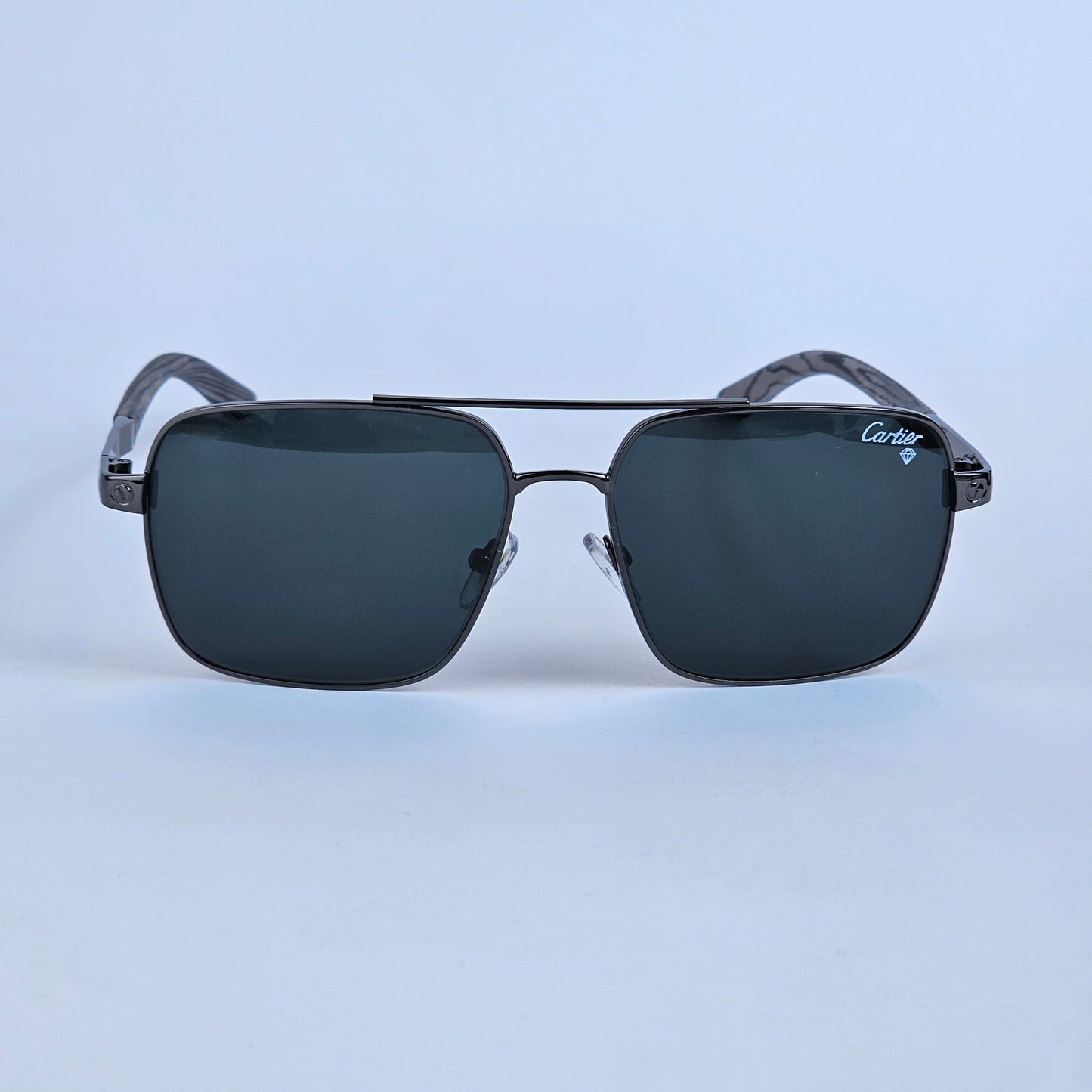 High Aviators - Cartier - Gun Metal/Black - CA25811