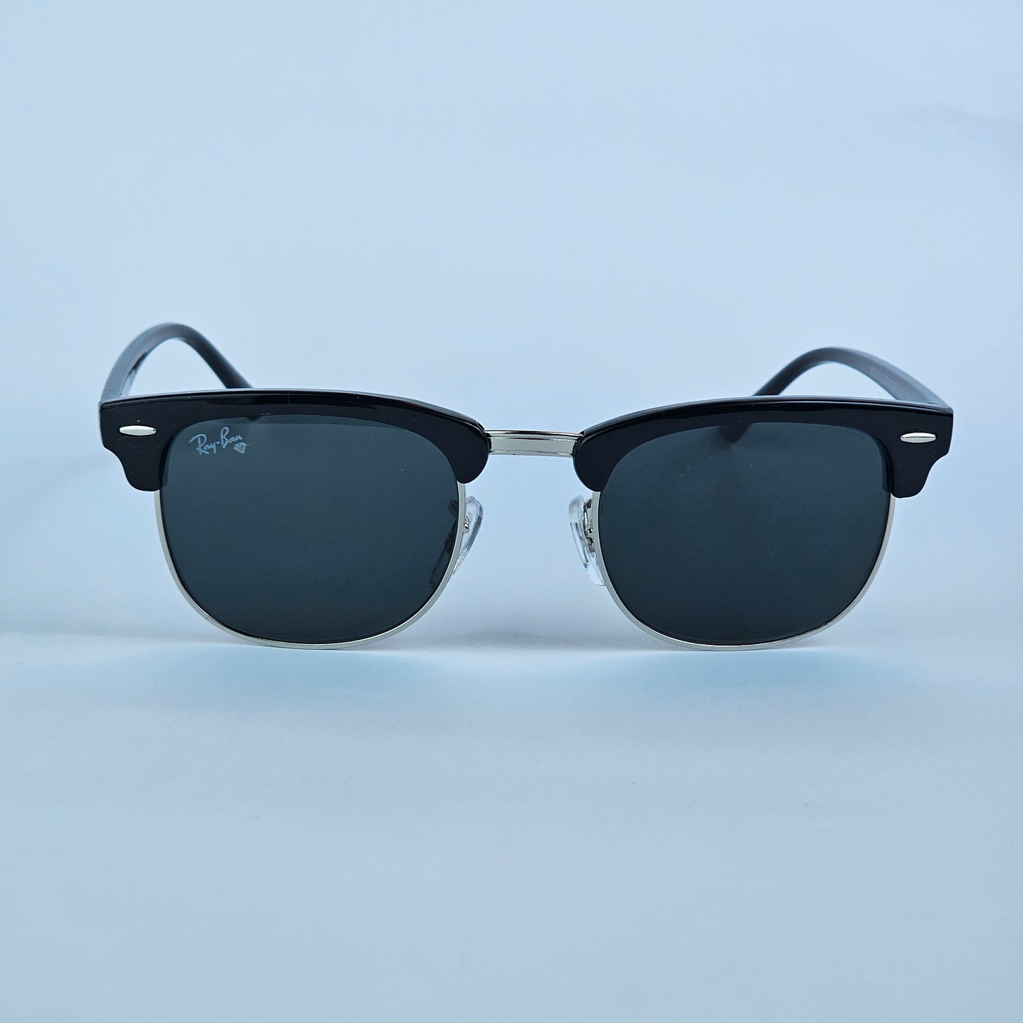 Wide Classic Club Master (GLASS LENS) - RB - 3016 - Silver/Black - Unisex