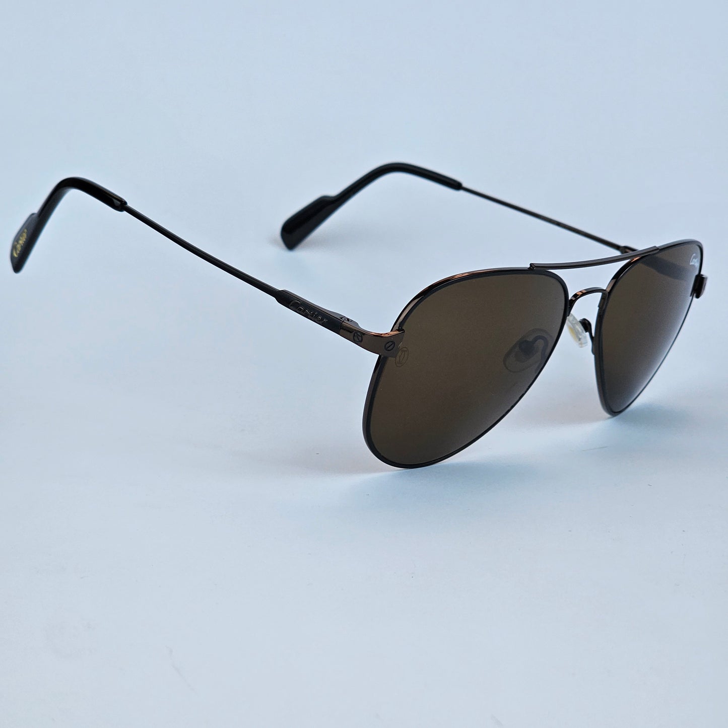 Classic Aviator - Cartier - Brown - T8200708 - Unisex