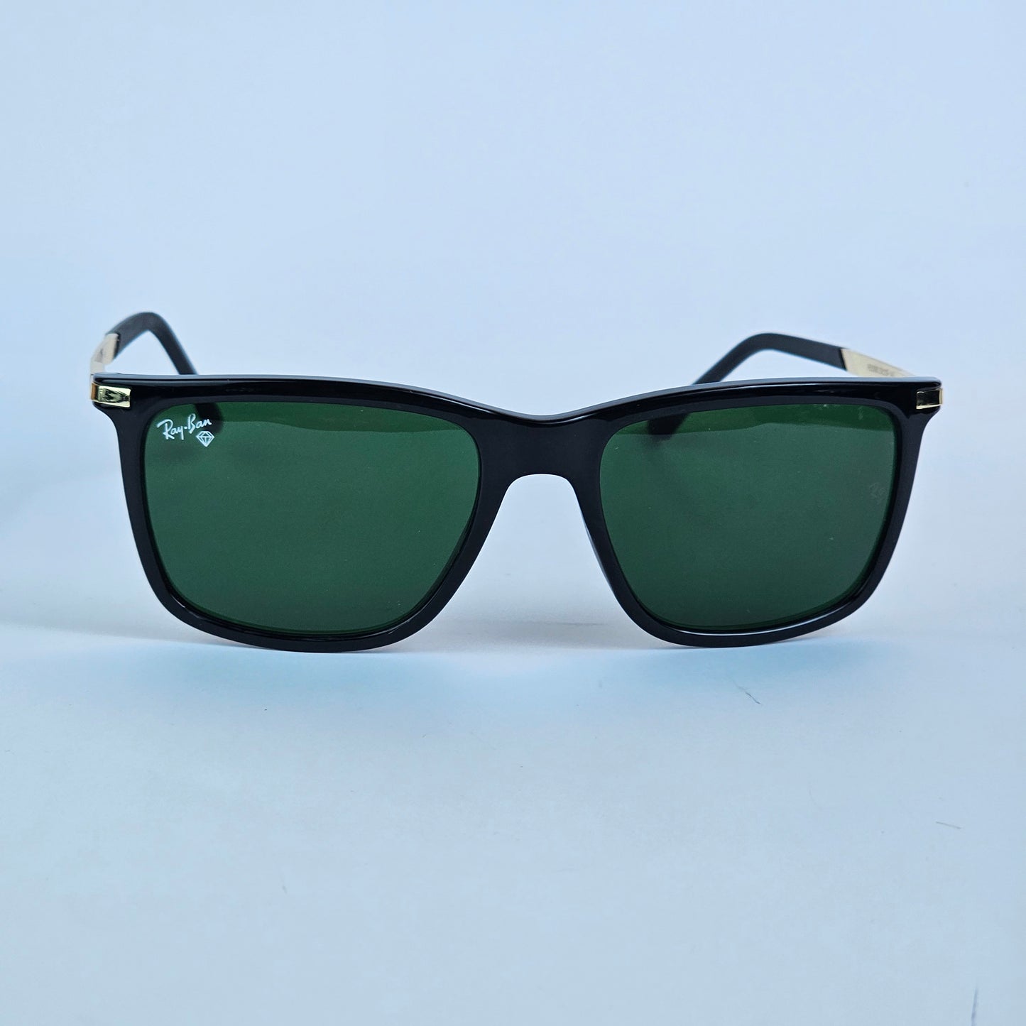 Metal Wayfarer Textured - RB - 3566 - Gold