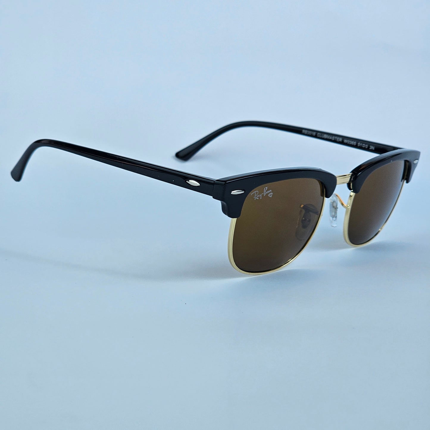 Wide Classic Club Master (GLASS LENS) - RB - 3016 - Gold/Brown - Unisex