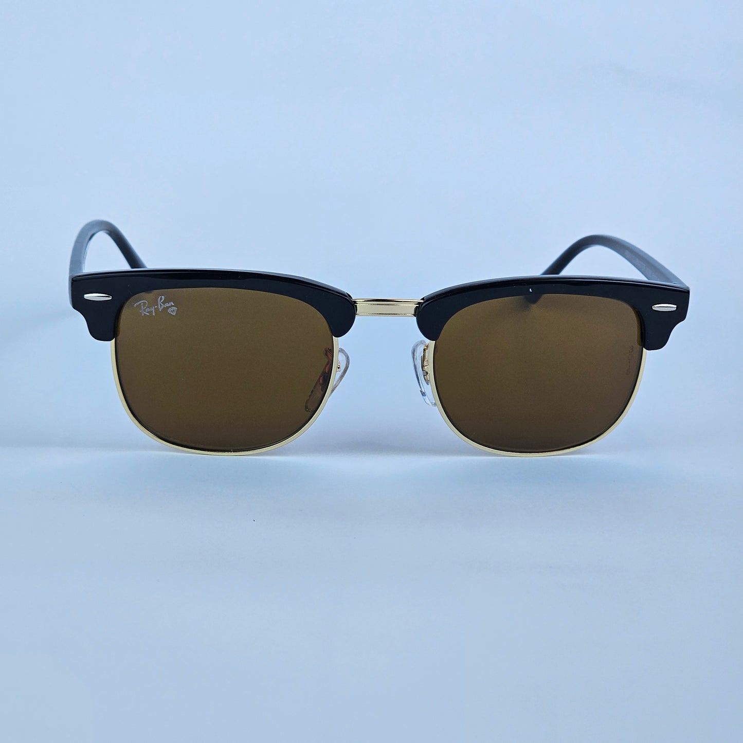 Wide Classic Club Master (GLASS LENS) - RB - 3016 - Gold/Brown - Unisex