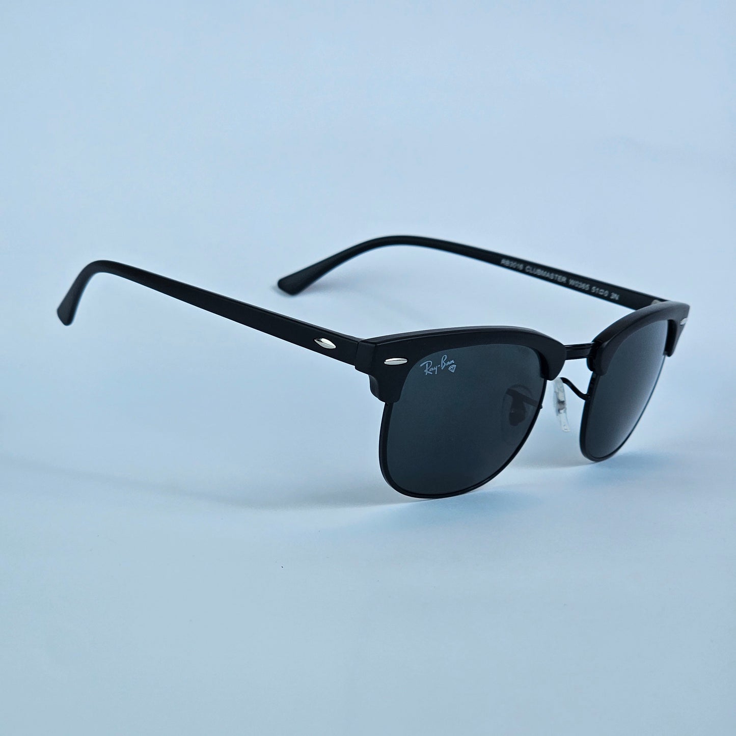 Wide Classic Club Master (GLASS LENS) - RB - 3016 - Black - Unisex