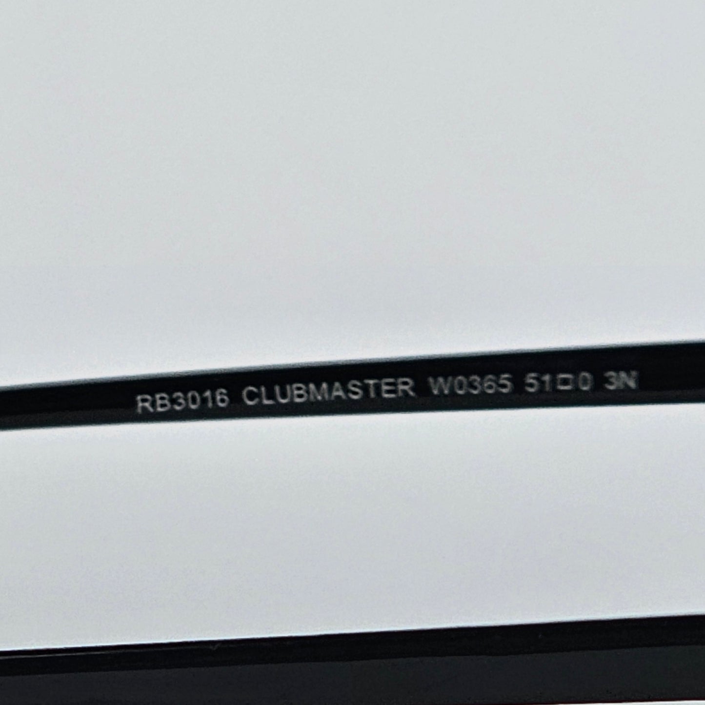 Wide Classic Club Master (GLASS LENS) - RB - 3016 - Silver/Black - Unisex