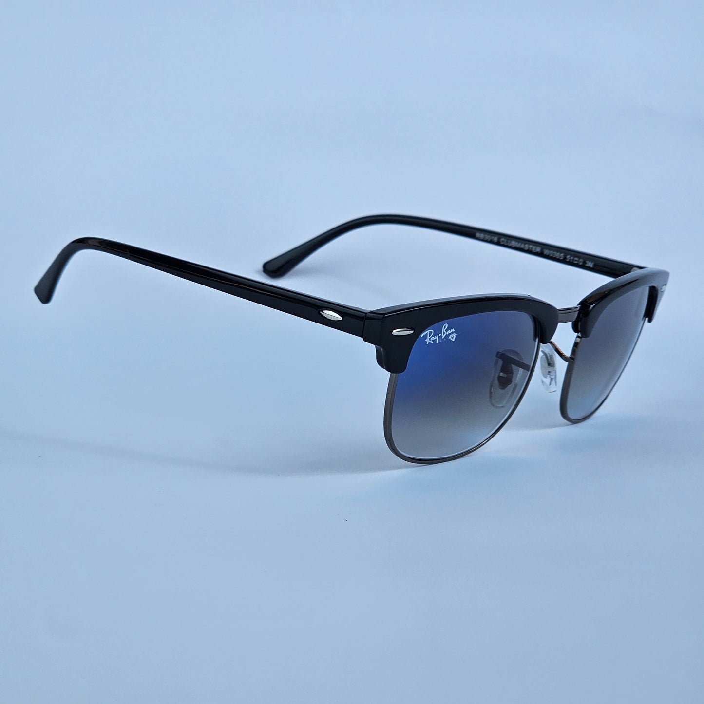 Wide Classic Club Master (GLASS LENS) - RB - 3016 - Blue - Unisex