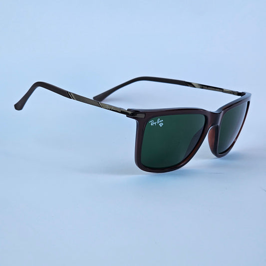 Metal Wayfarer Textured - RB - 3566 - Brown