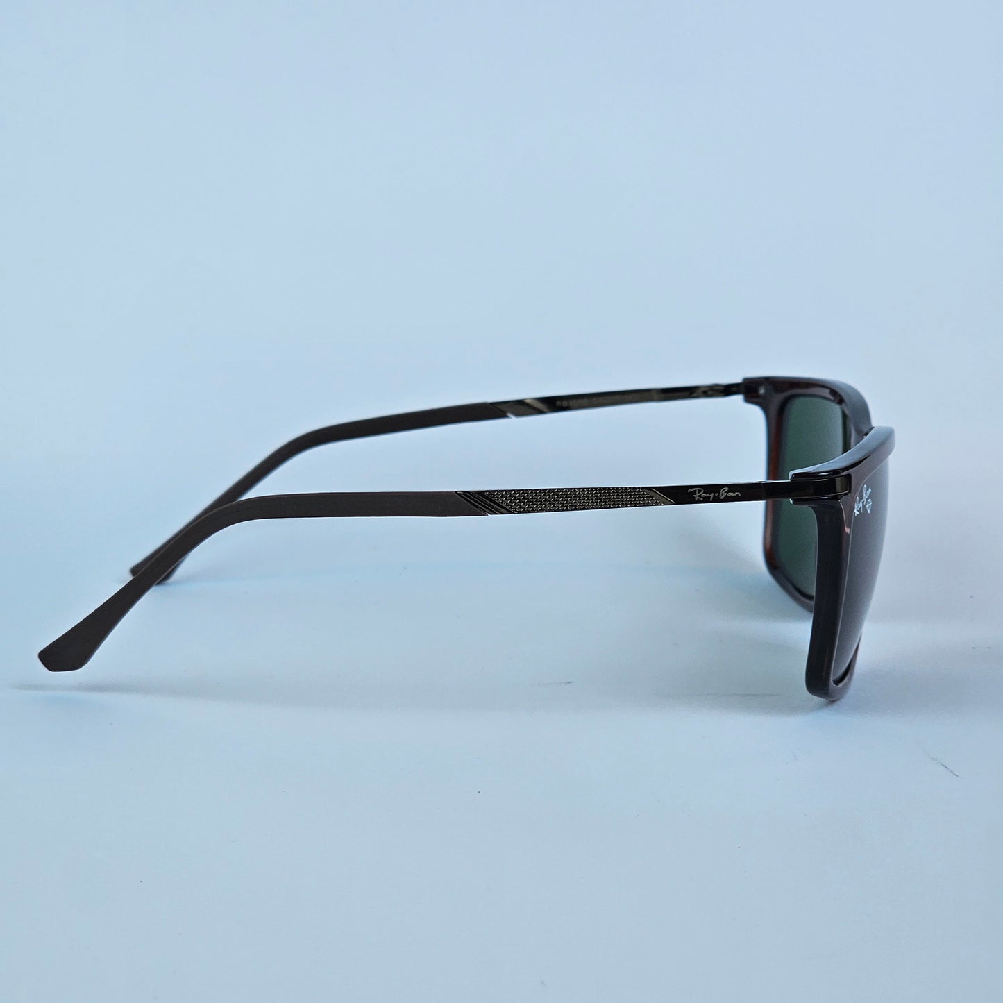 Metal Wayfarer Textured - RB - 3566 - Brown