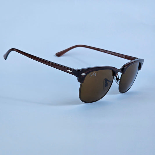 Wide Classic Club Master (GLASS LENS) - RB - 3016 - Brown - Unisex