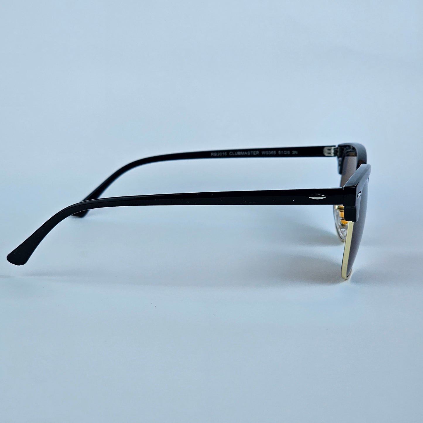 Wide Classic Club Master (GLASS LENS) - RB - 3016 - Gold/Brown - Unisex