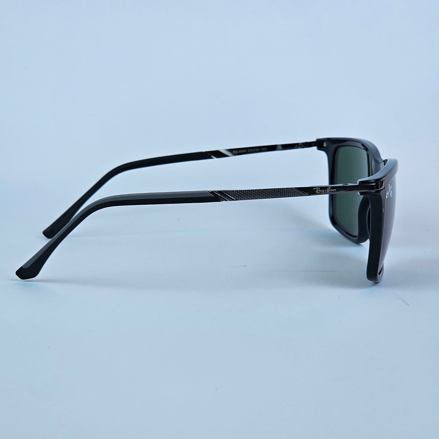 Metal Wayfarer Textured - RB - 3566 - Gun Metal