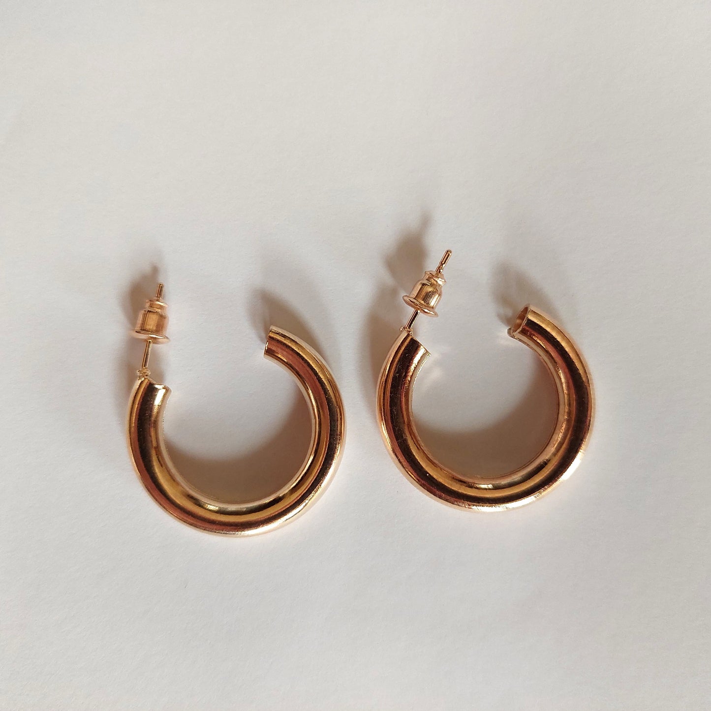 Round Earrings - Small/Medium/Large - Gold