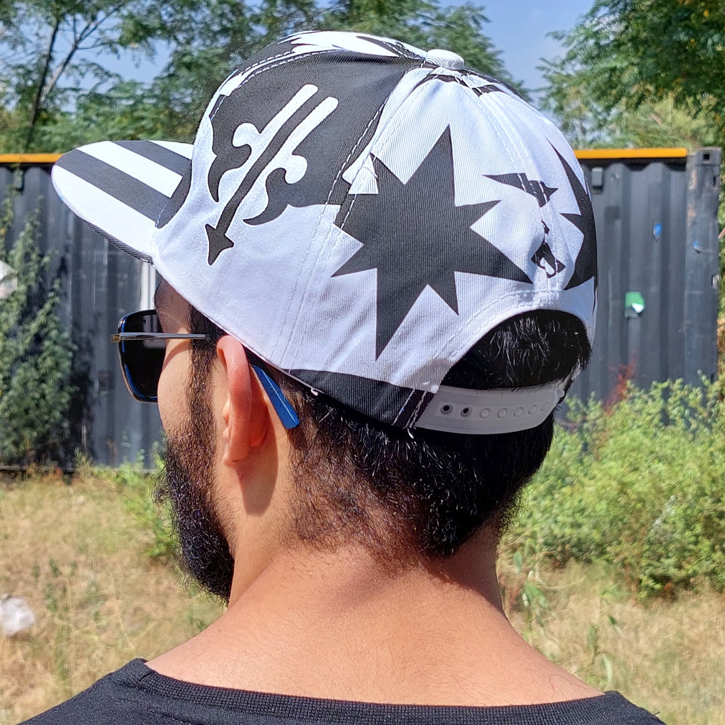 Abstract - White/Black - Snapback