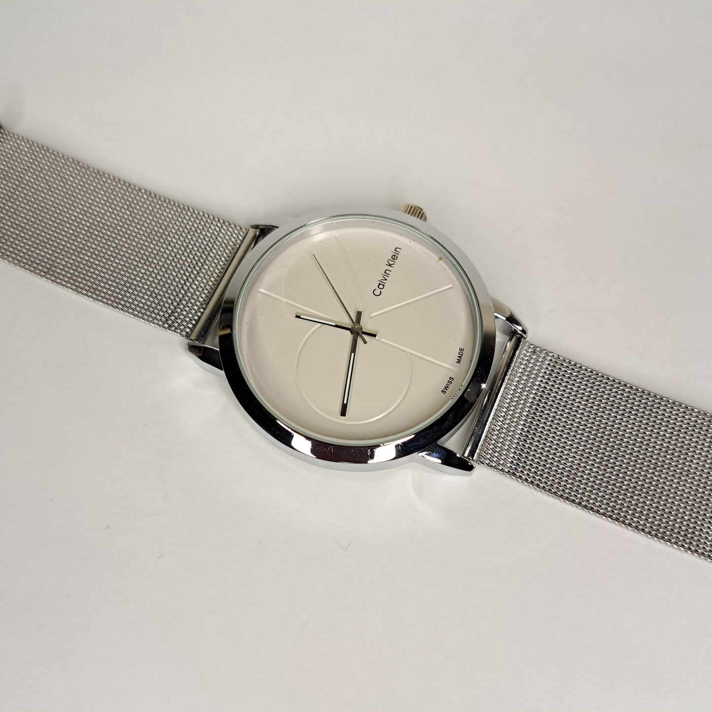 CK SW Chain - Silver - Silver Metal Strap