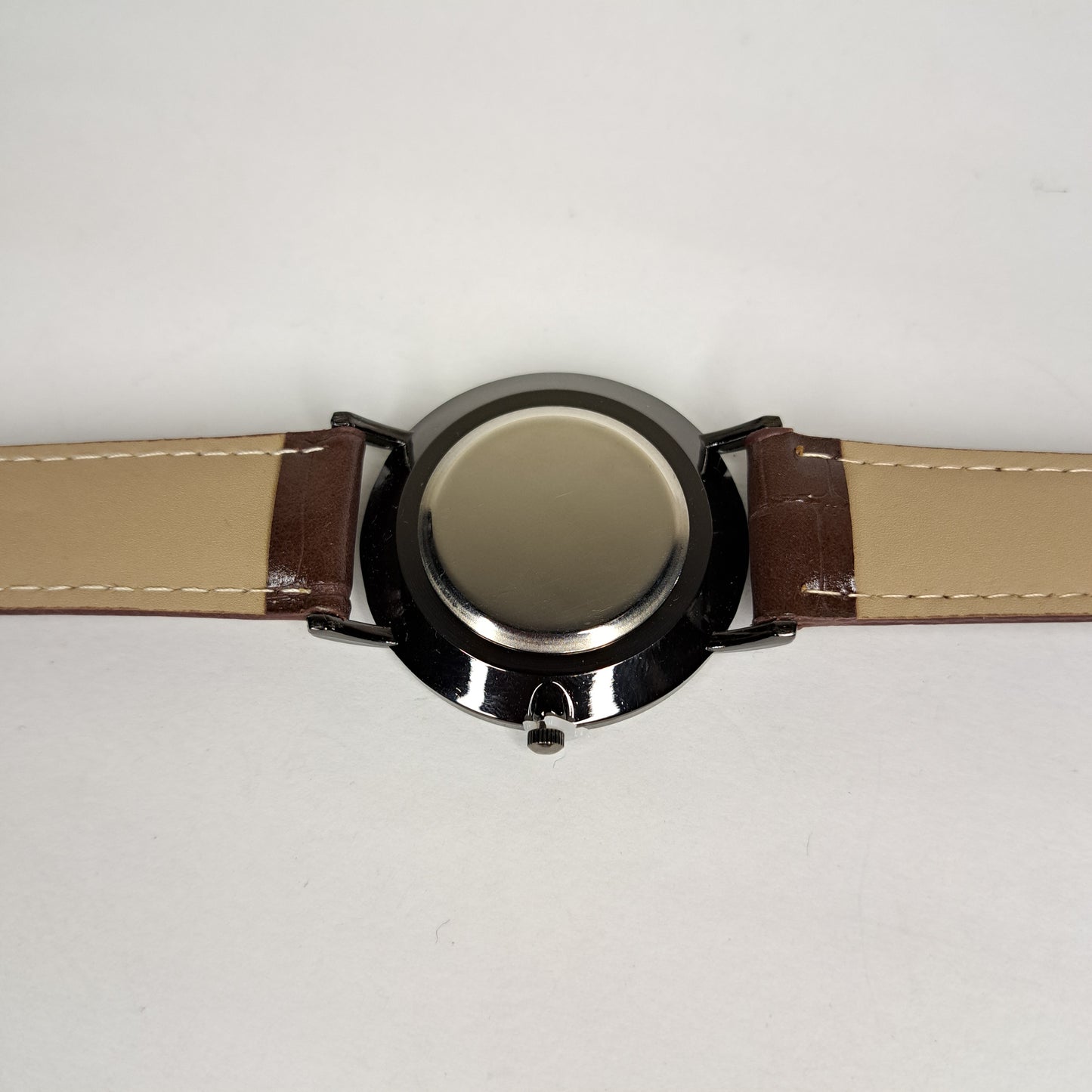 Tissot - 1853 - Black - Brown Faux Leather Strap