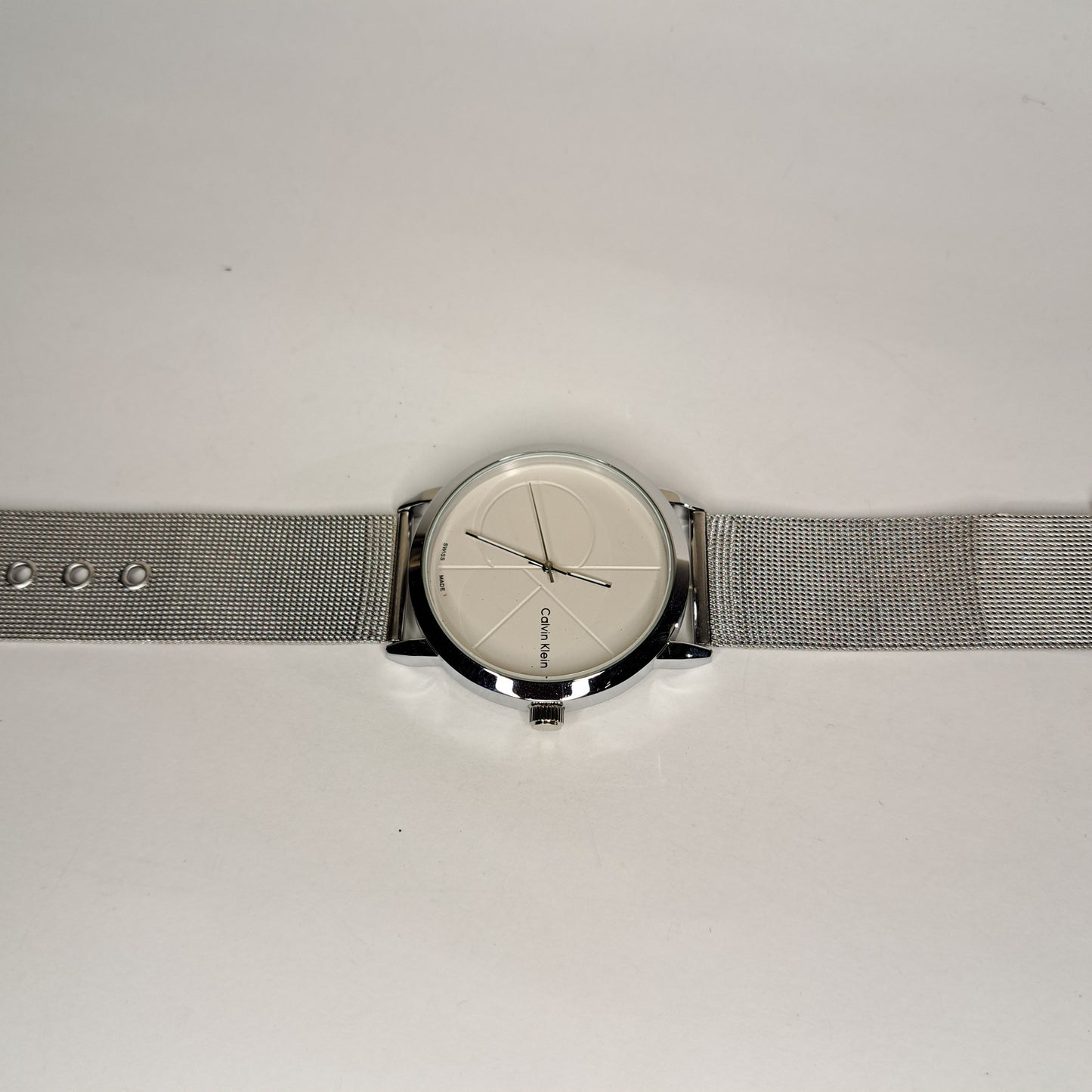 CK SW Chain - Silver - Silver Metal Strap