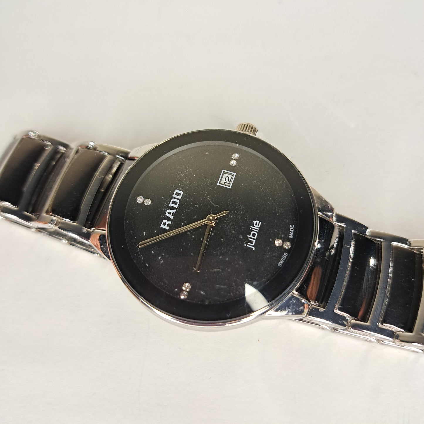 RADO Jubile SW - Silver - Black and Silver Chain