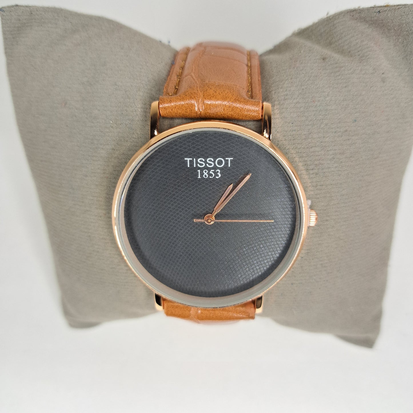 Tissot - 1853 - Gold - Tan Faux Leather Strap