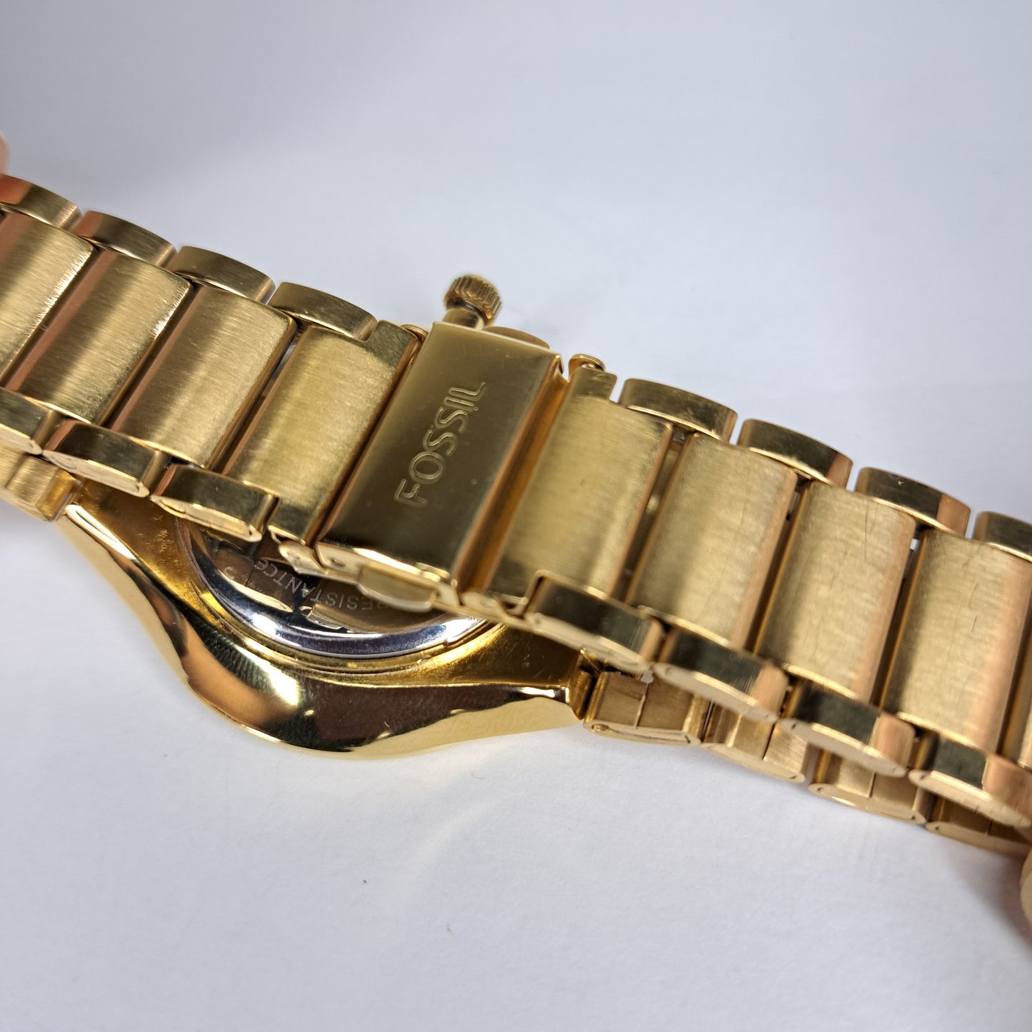 Fossil BLUE - Gold- Gold Metal Chain