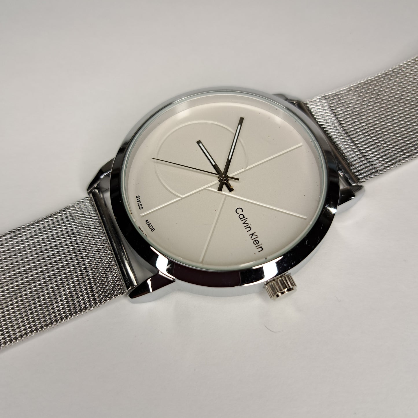 CK SW Chain - Silver - Silver Metal Strap