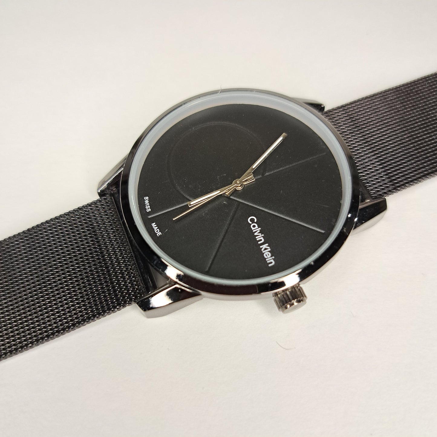CK SW Chain - Black - Black Metal Strap
