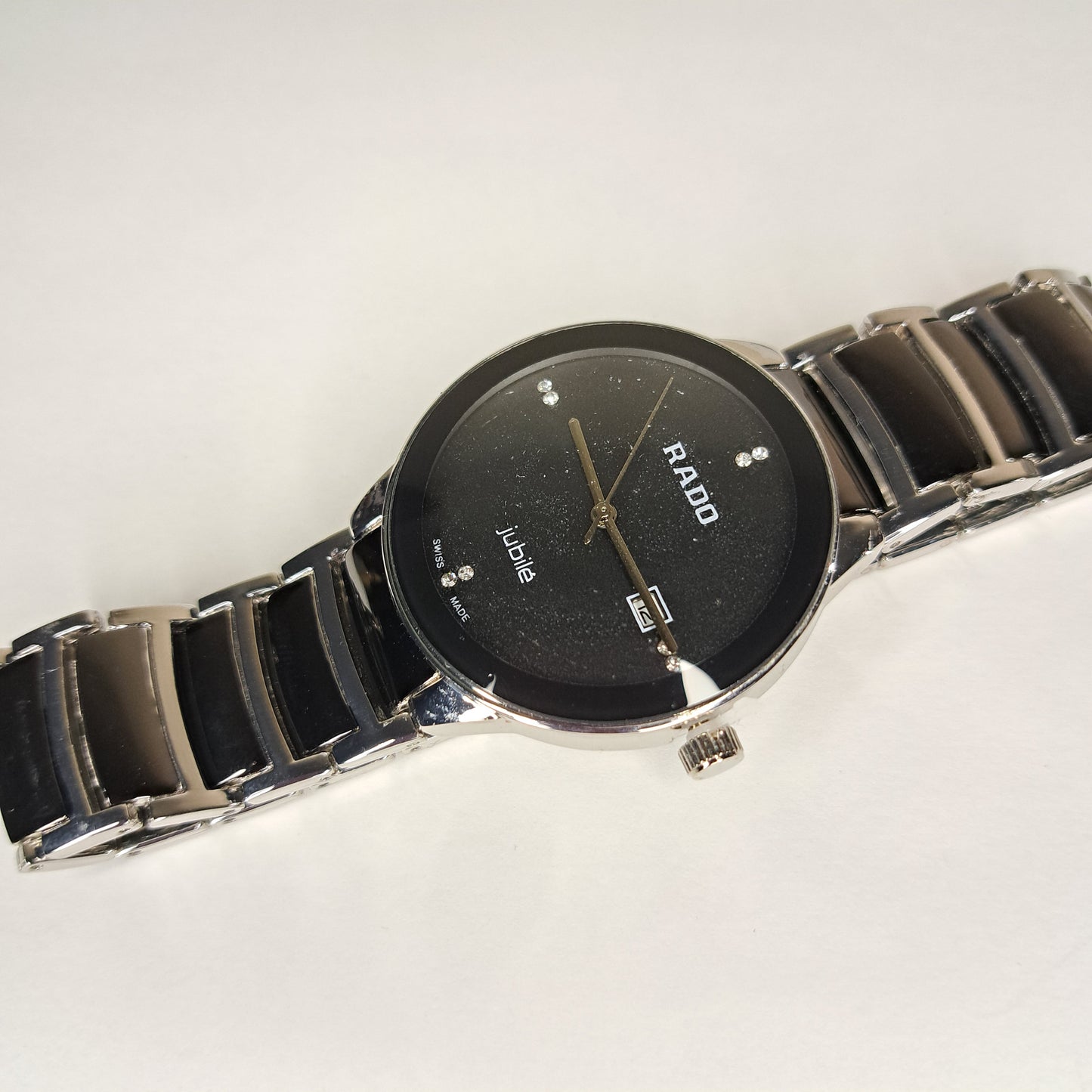 RADO Jubile SW - Silver - Black and Silver Chain