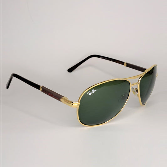 Round Aviators - RB - 4827-  Gold - Unisex