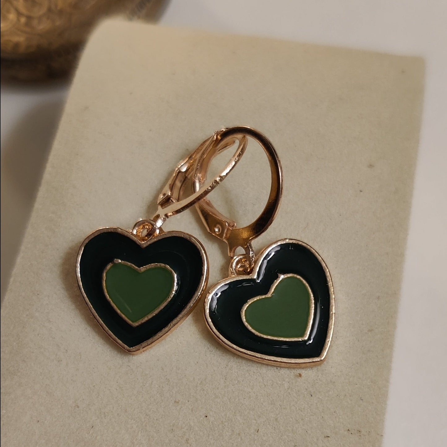 Hearts Earrings | Gold