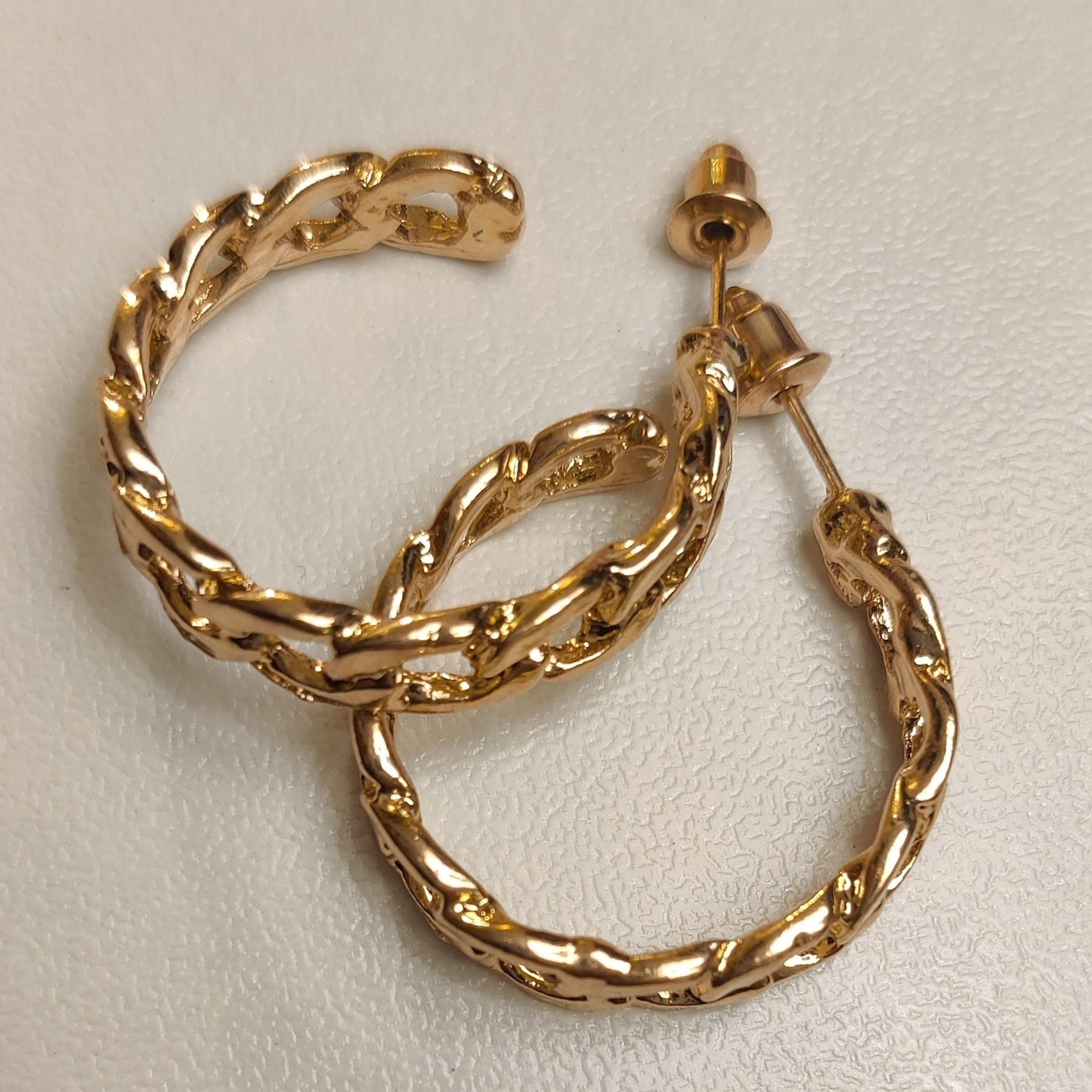 Solid Chain Earrings | Gold