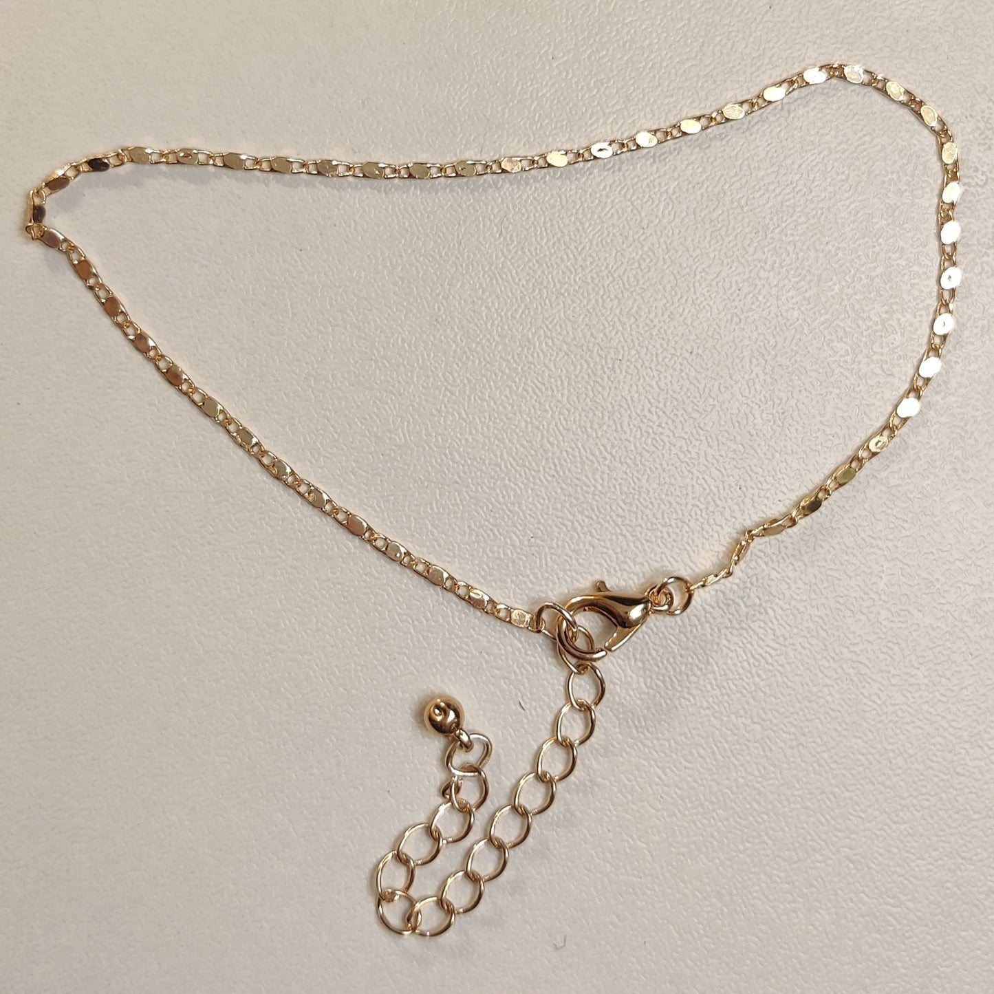 Thin Chain Anklet | Gold