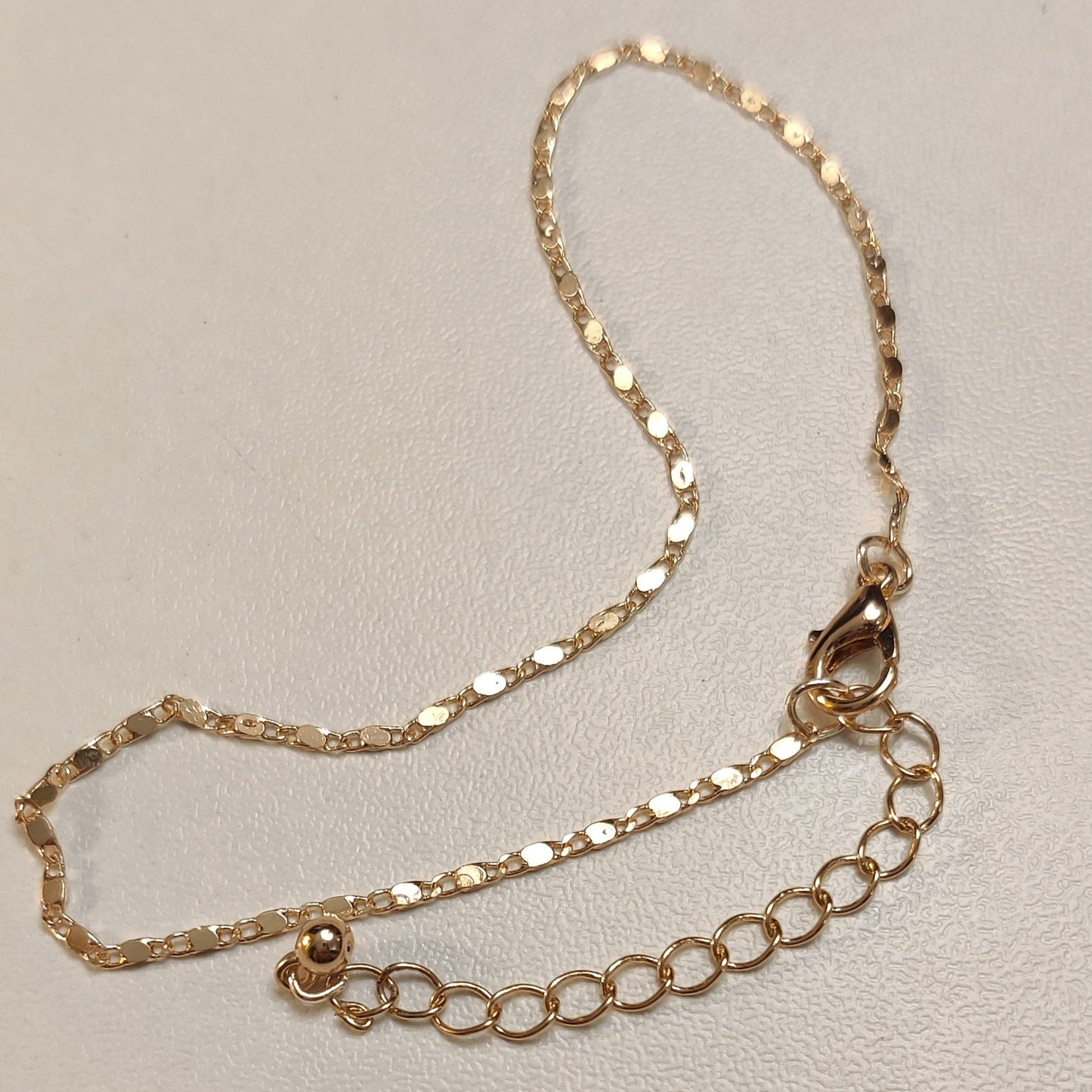 Thin Chain Anklet | Gold