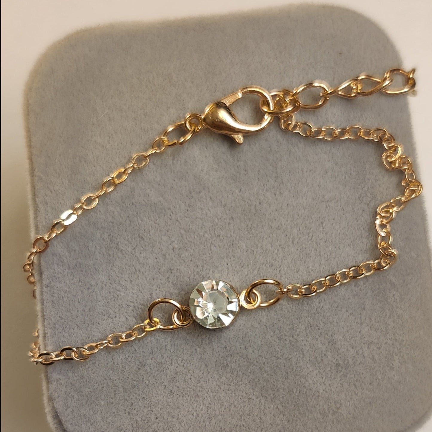 Diamond Chain Bracelet | Gold